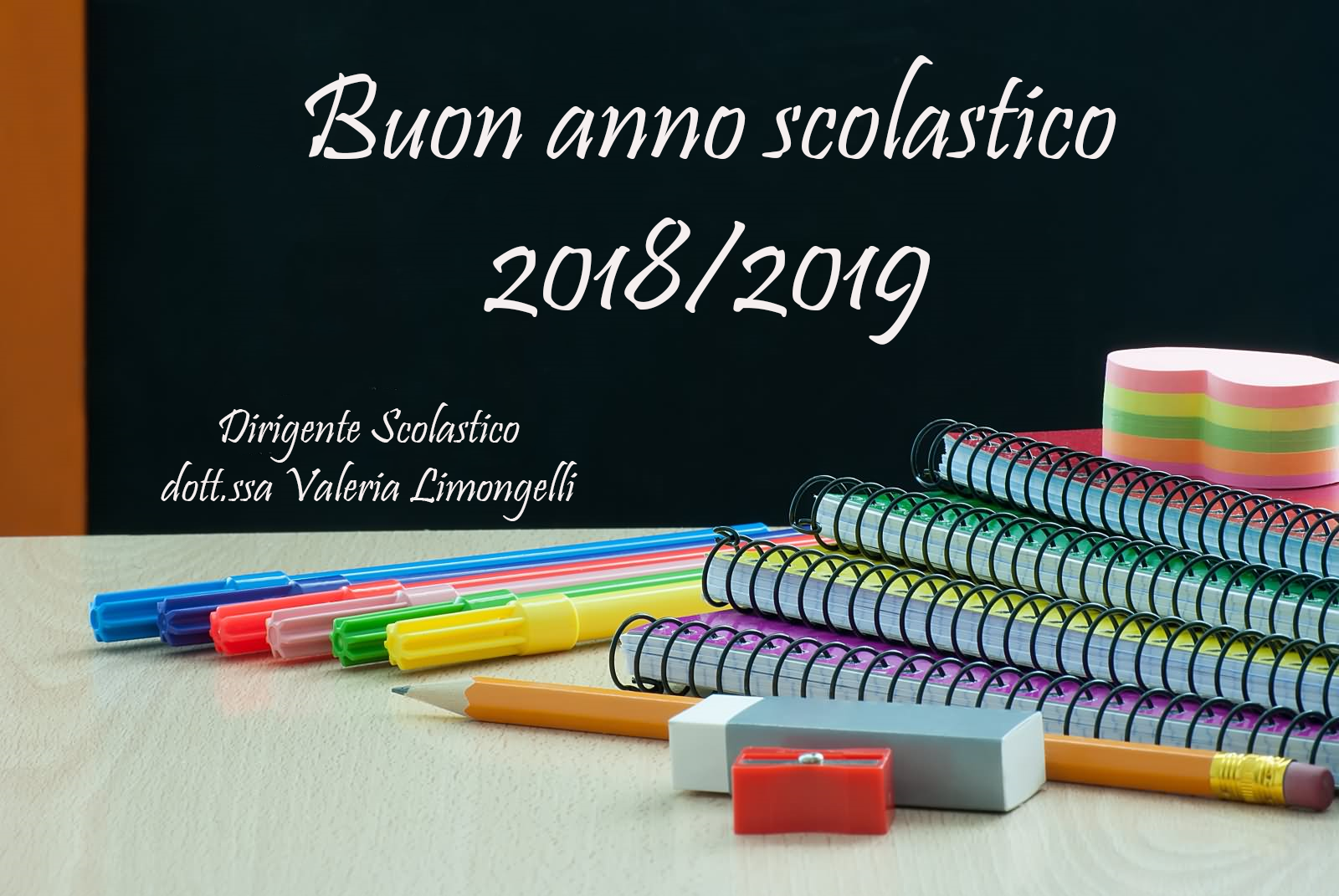 Augurio di buon anno scolastico del Dirigente Scolastico al personale, agli alunni e alle famiglie
