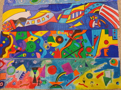 L’arte a scuola: “Il blu”  di  Kandinskij   