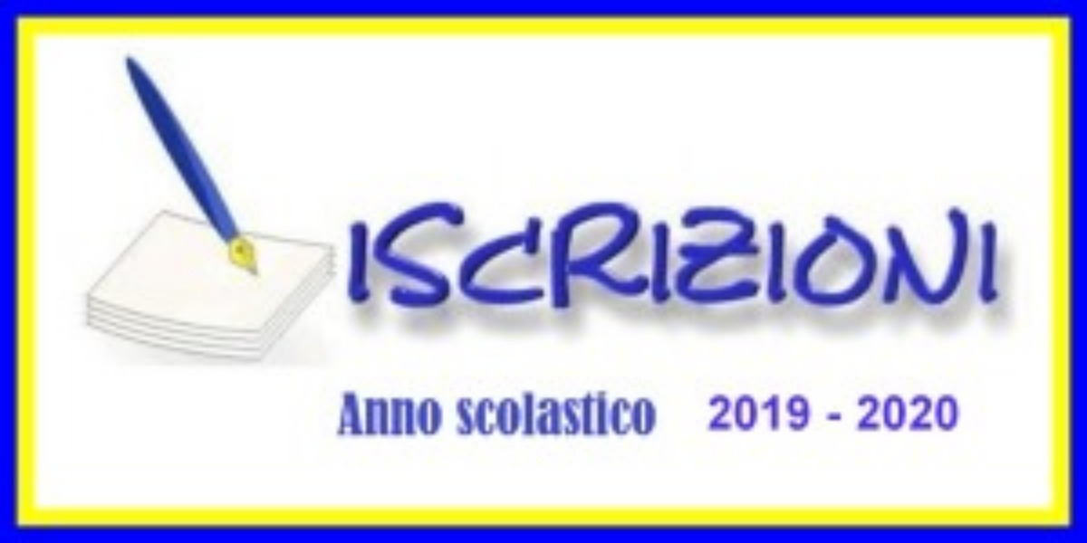 ISCRIZIONI A.S. 2019/2020